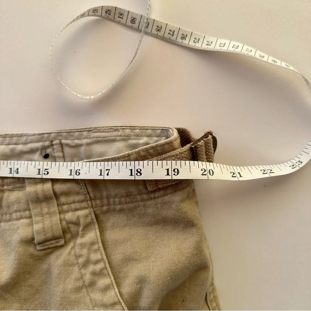 OTB One Tough Brand Vintage Shorts Mens 40 Tan Cargo Utility Outdoor Y2K